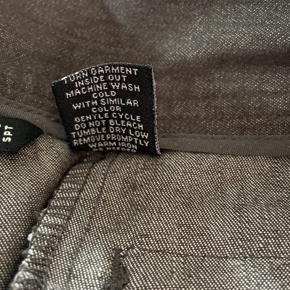 Larry Levine Stretch Gray Straight Leg Pants Size 16 - Picture 9 of 10